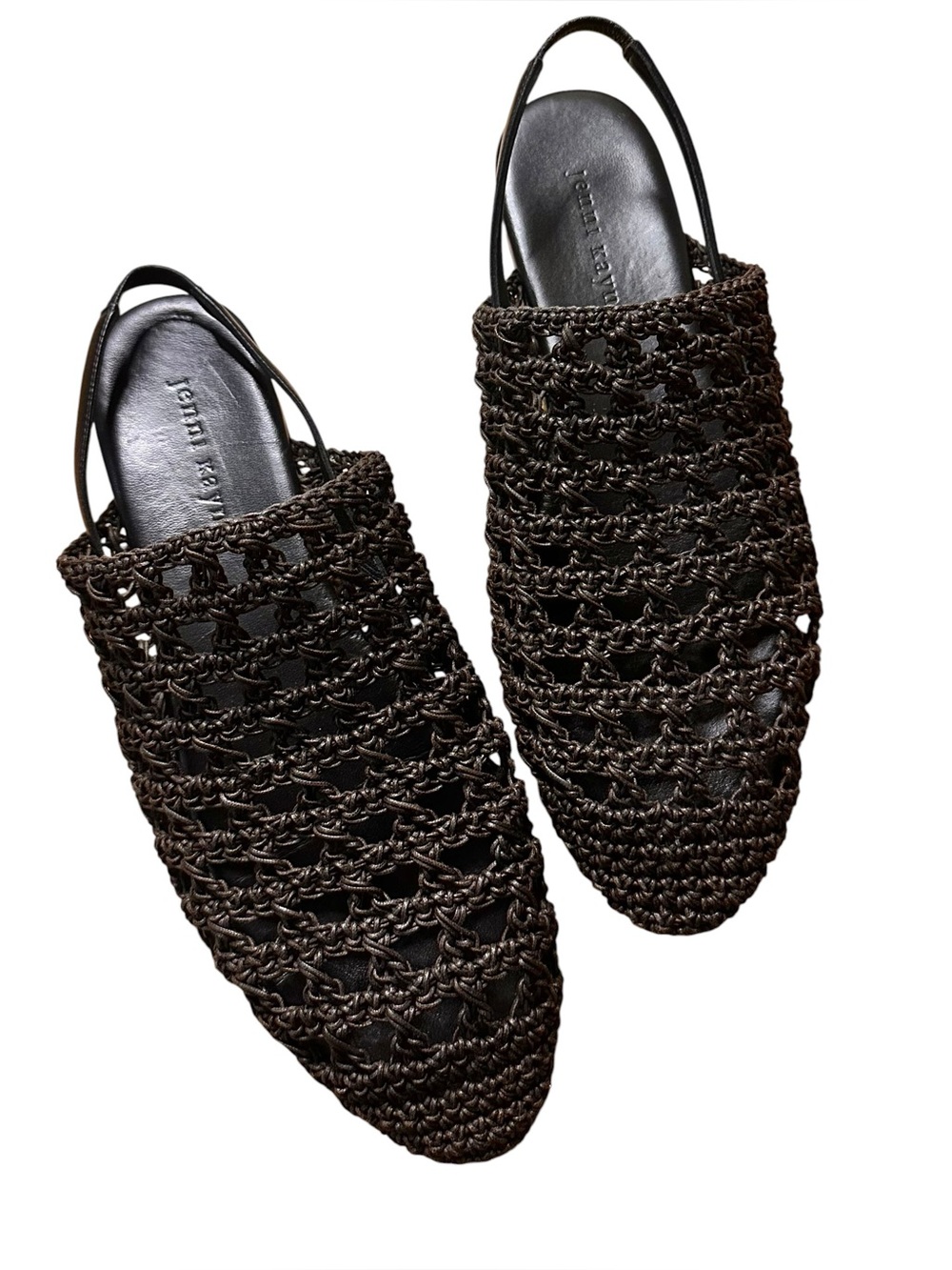 Jenni Kayne Crochet Jules Mule Flats Shoes